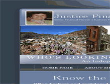 Tablet Screenshot of justicefinancial.net